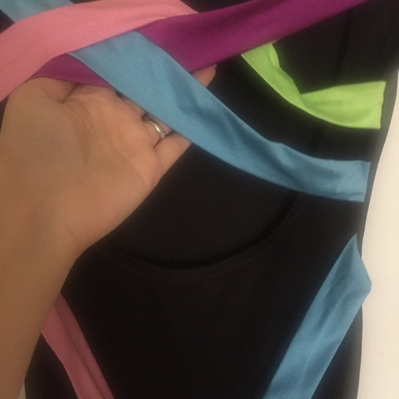 Little Black Coloured Criss Cross Dress - Picture 9 of 10